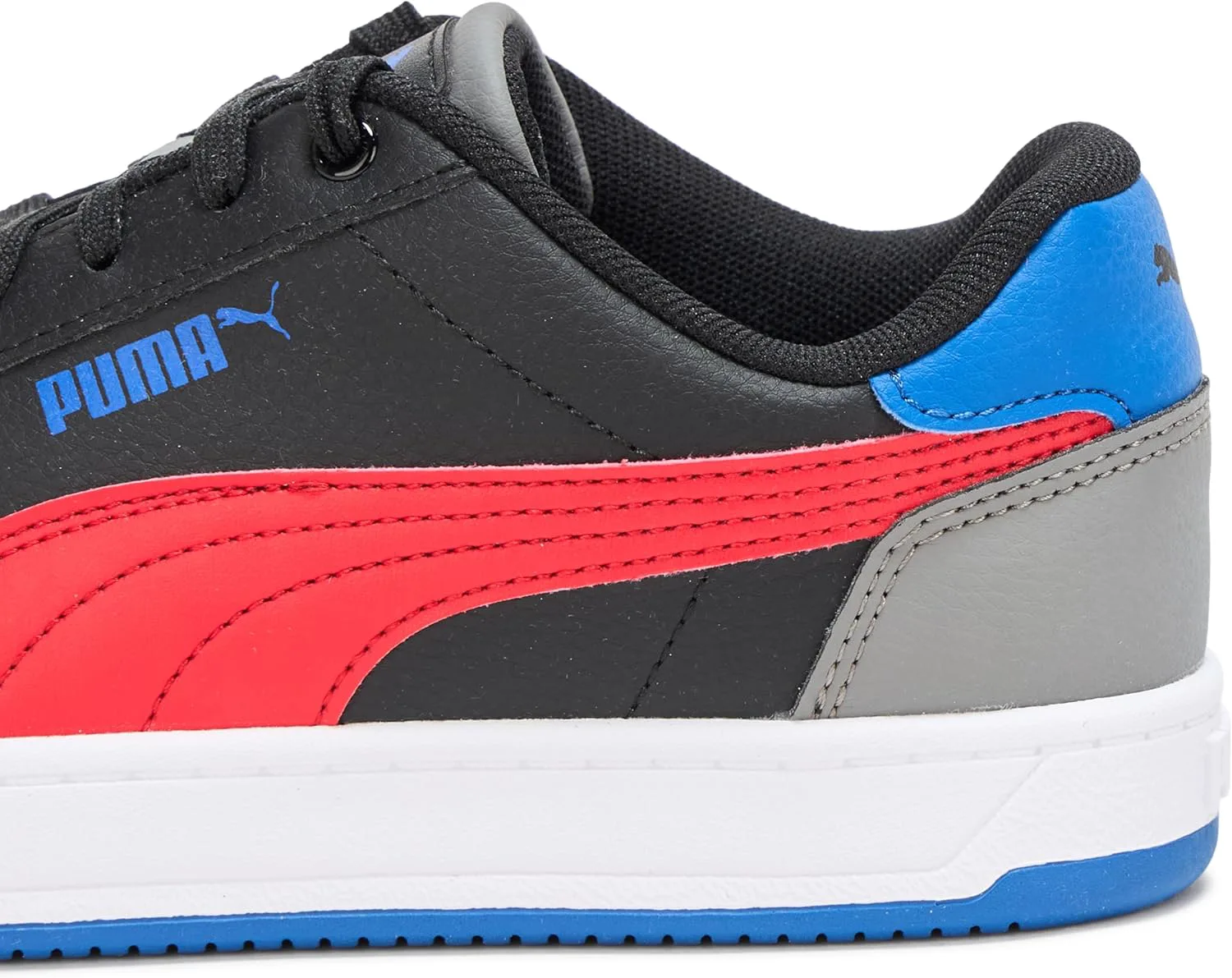 Кроссовки Puma для детей и подростков Caven, черный/красный/темно-серый — фото 4