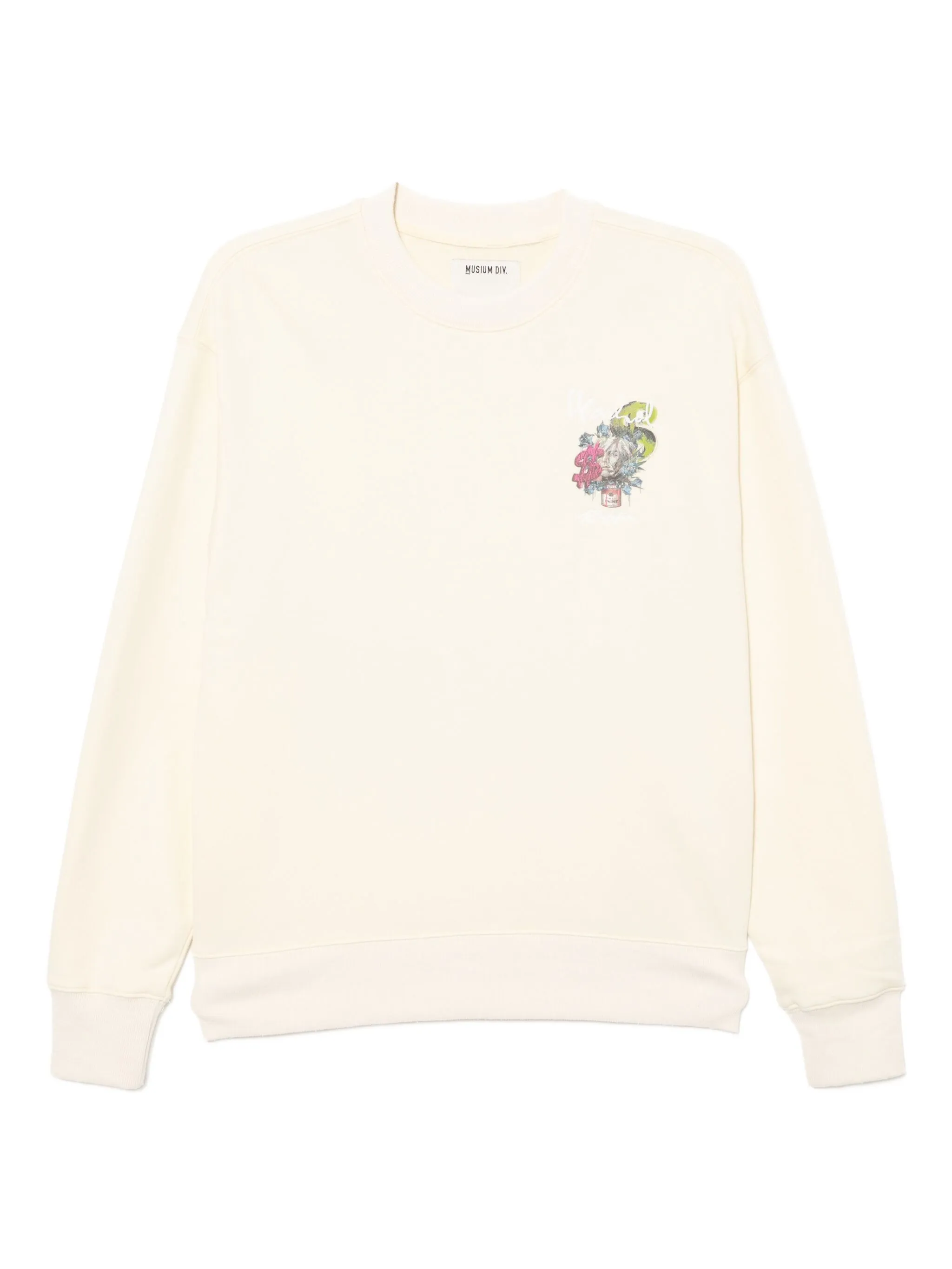 

Толстовка с графичным принтом Musium Div., желтый