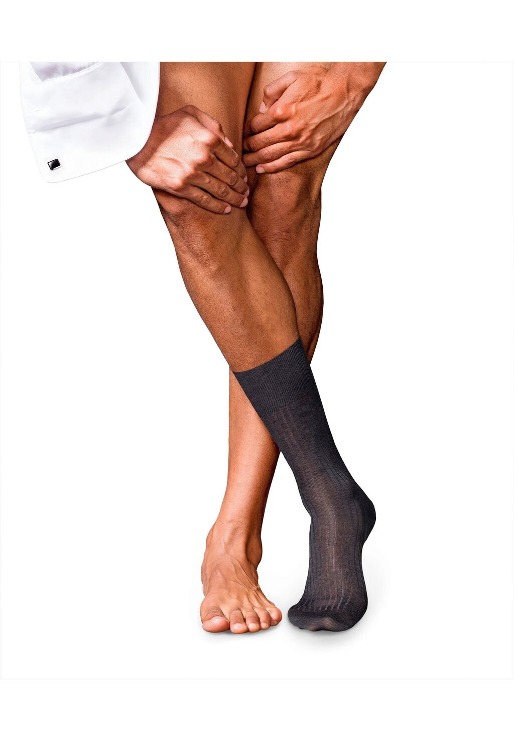 

Носки No. 10 Pure Fil d´Écosse Luxury Line FALKE, антрацит