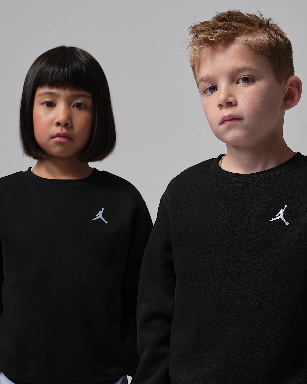 Детская кофта Jordan Brooklyn Fleece, Black — фото 3