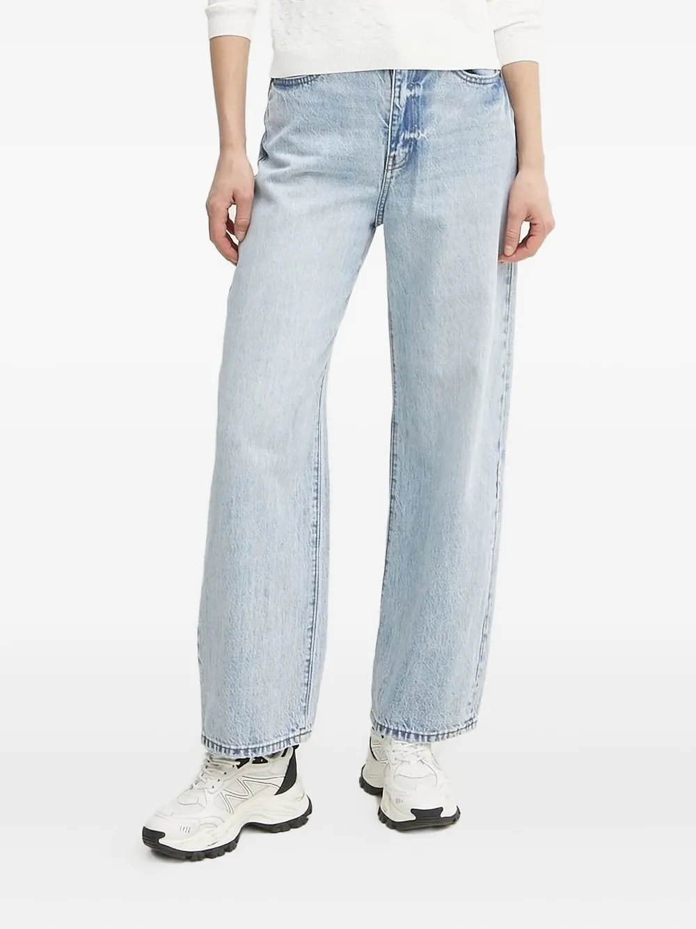 

Джинсы с нашивкой-логотипом Armani Exchange, синий