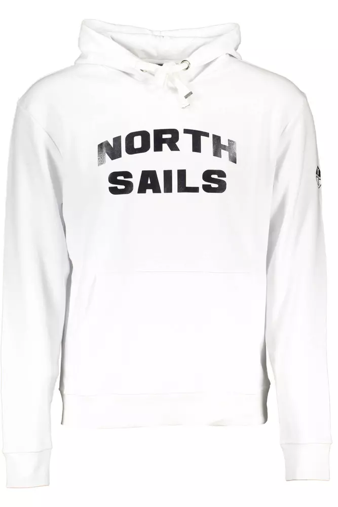 

Белый хлопковый мужской свитер North Sails