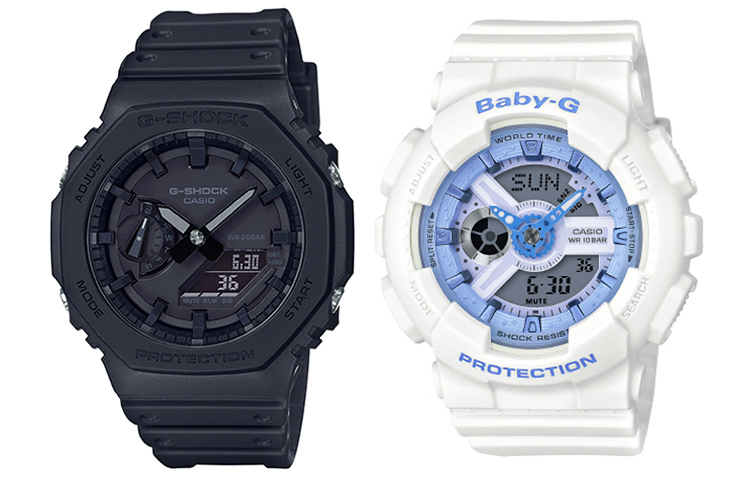 

Унисекс парные часы серии Black CASIO