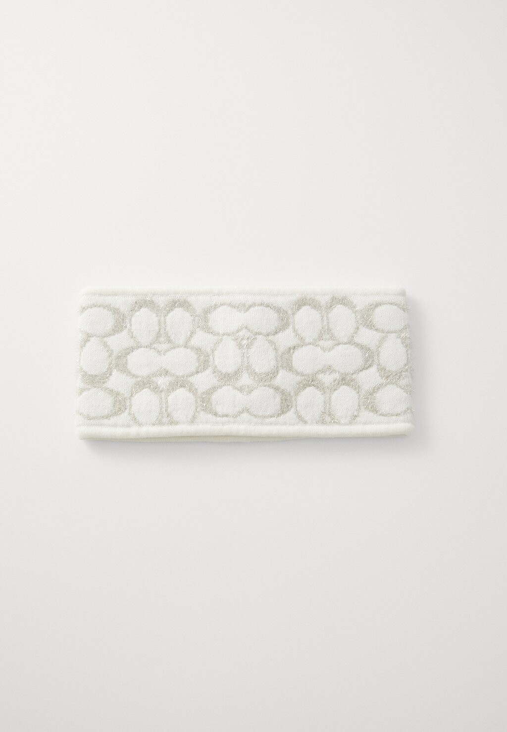 

Головной убор SIGNATURE HEADBAND COACH, молочный