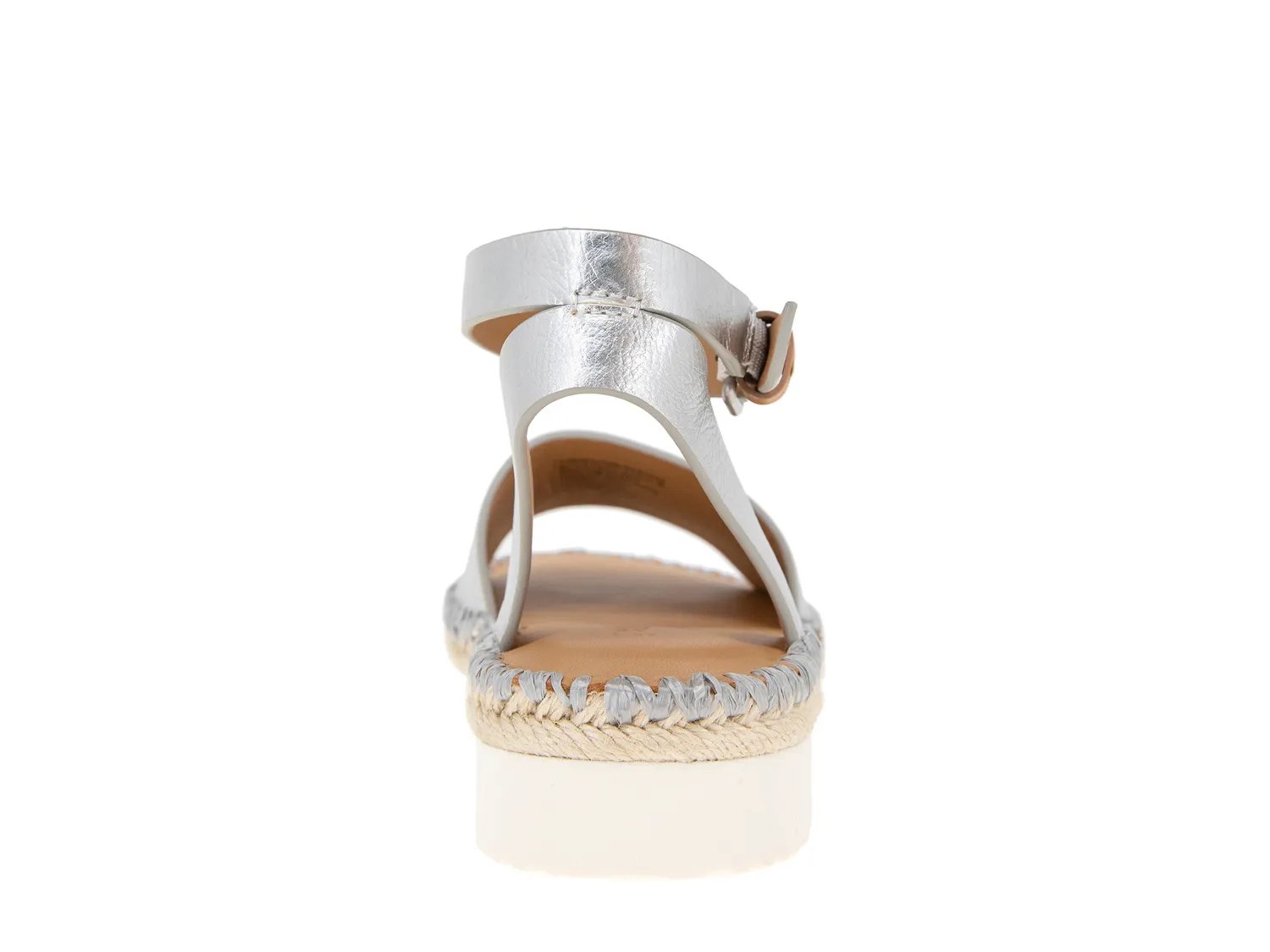 Сандалии Gentle Souls by Kenneth Cole Lucille Platform Sandal, Silver Leather — фото 2