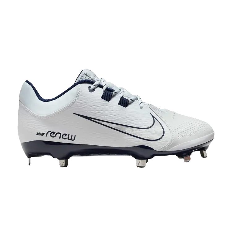 

Кроссовки Nike Wmns Hyperdiamond 4 Pro White Midnight Navy, синий