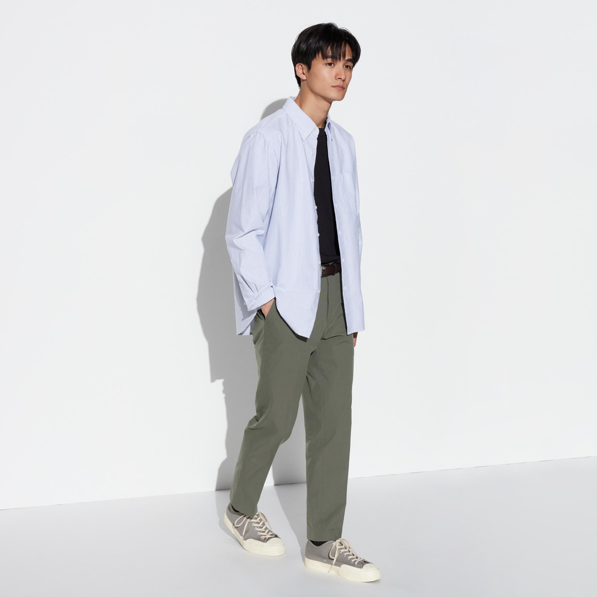 

Брюки UNIQLO Kando 2WAY Stretch, оливковый, Зеленый, Брюки UNIQLO Kando 2WAY Stretch, оливковый