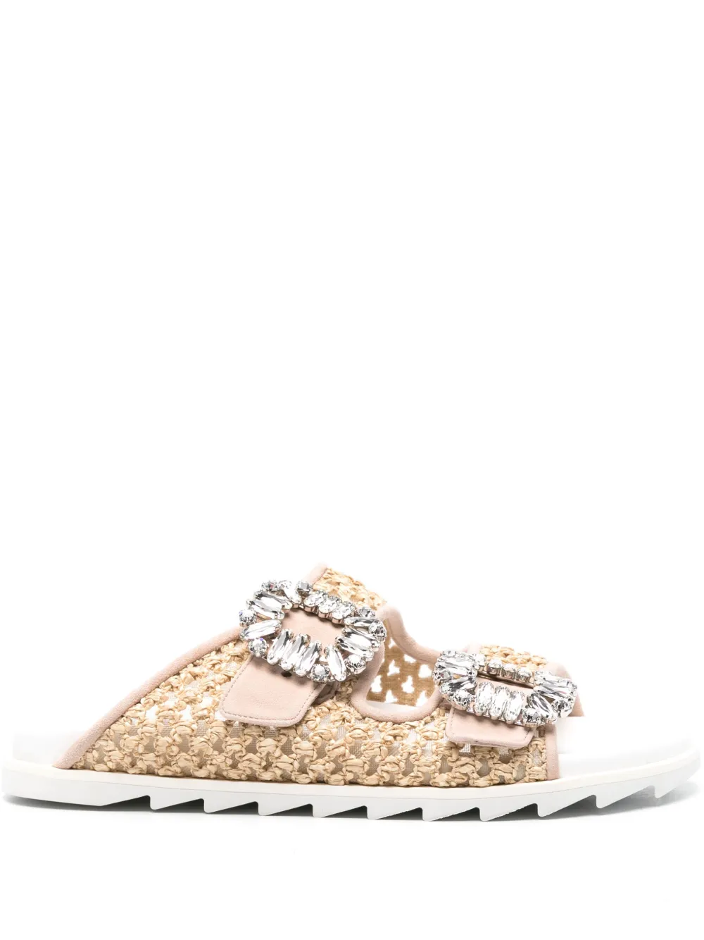 Сандалии Slidy Viv' Strass Roger Vivier, нейтральный