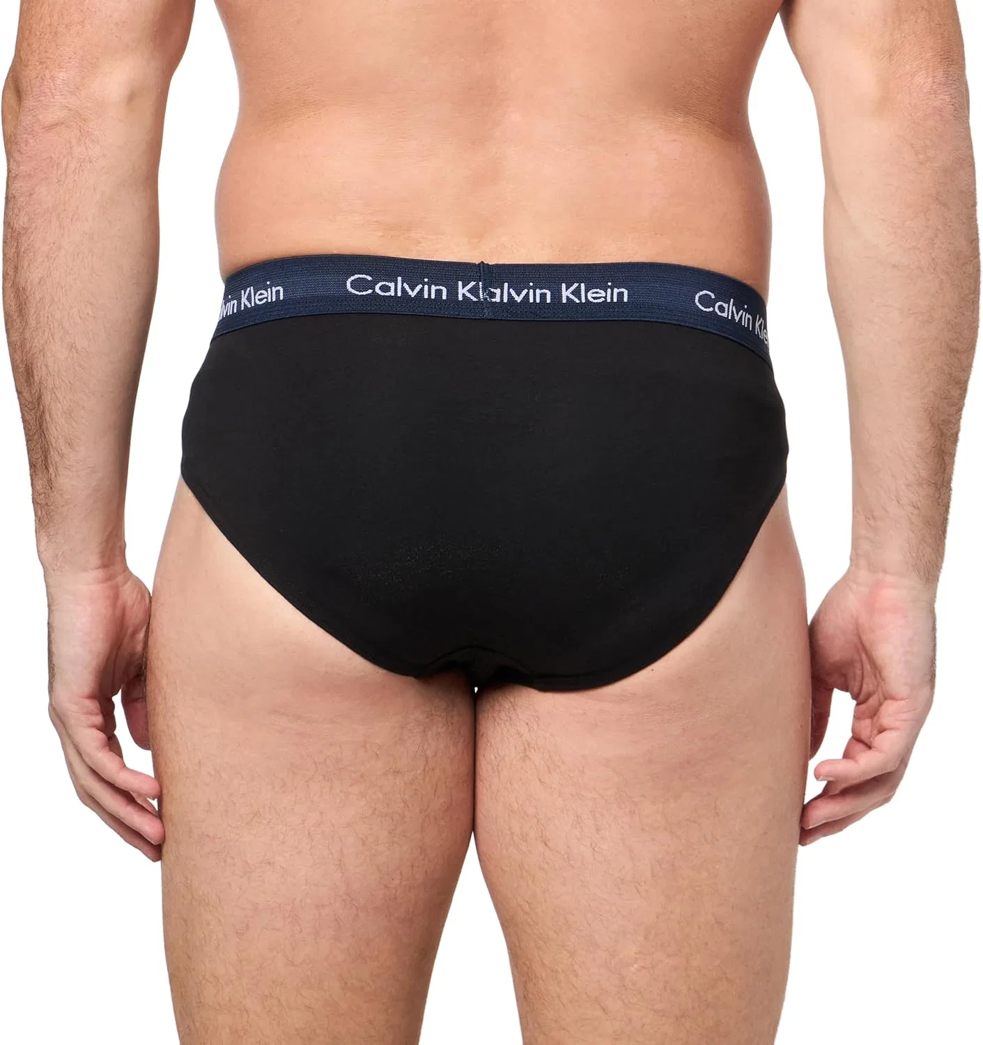 Боксеры Calvin Klein, трикотажные, черный с синим, зеленый, белый — фото 3