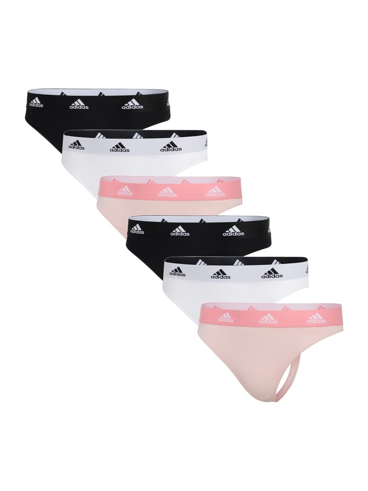 

Стринги adidas Tanga Sport Active Comfort Cotton, цвет schwarz, weiß, rosa