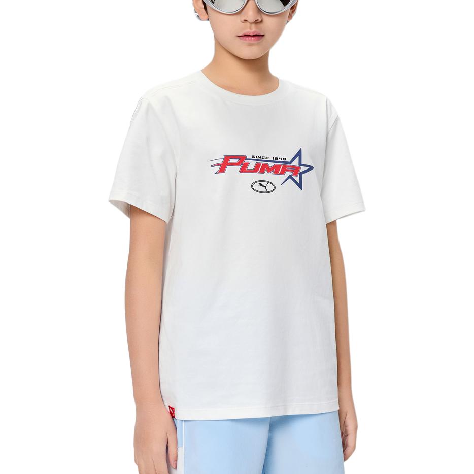 PUMA Футболка Sportstyle Collection 1948 SS25 Raw White 10101 детская — фото 3