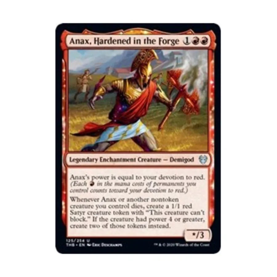 

CCG Анакс, закаленный в кузнице (U), MTG - Theros Beyond Death