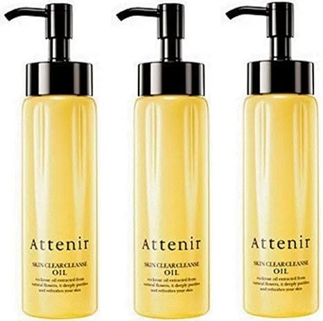 Масло для снятия макияжа очищающее Attenir Skin Clear, без отдушки, 175 мл, набор 3 шт