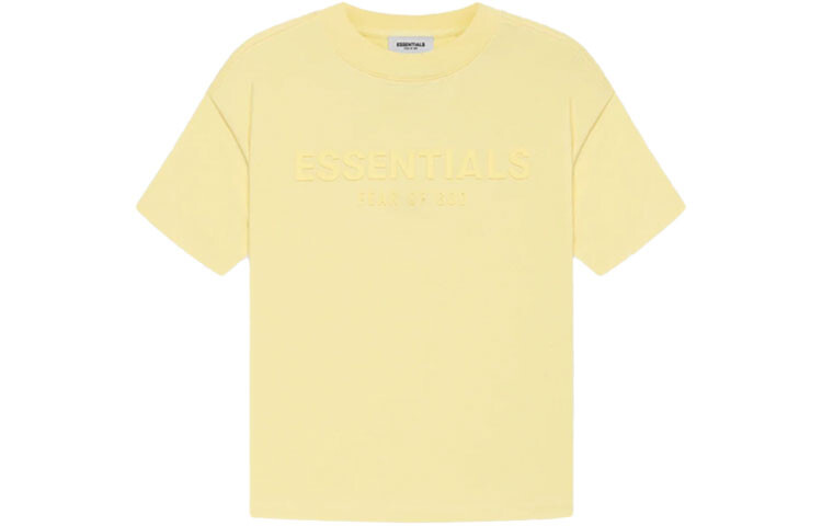 

Детская футболка Fear Of God Essentials, цвет Lemon