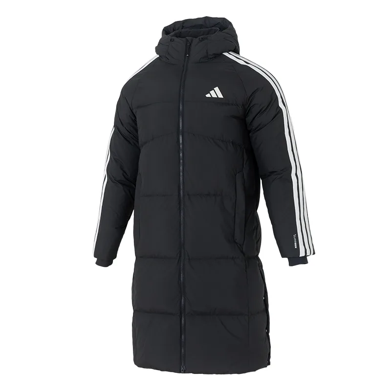 Adidas Куртка пуховая 3 Stripes 3S L Down JKT черная — фото 3
