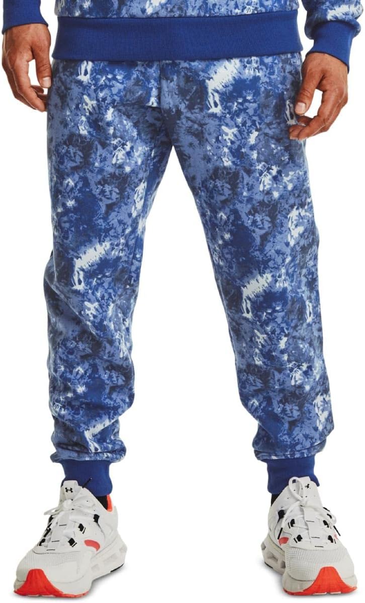 

Under Armour Cloud Print Rival Jogger мужские спортивные штаны, Blue