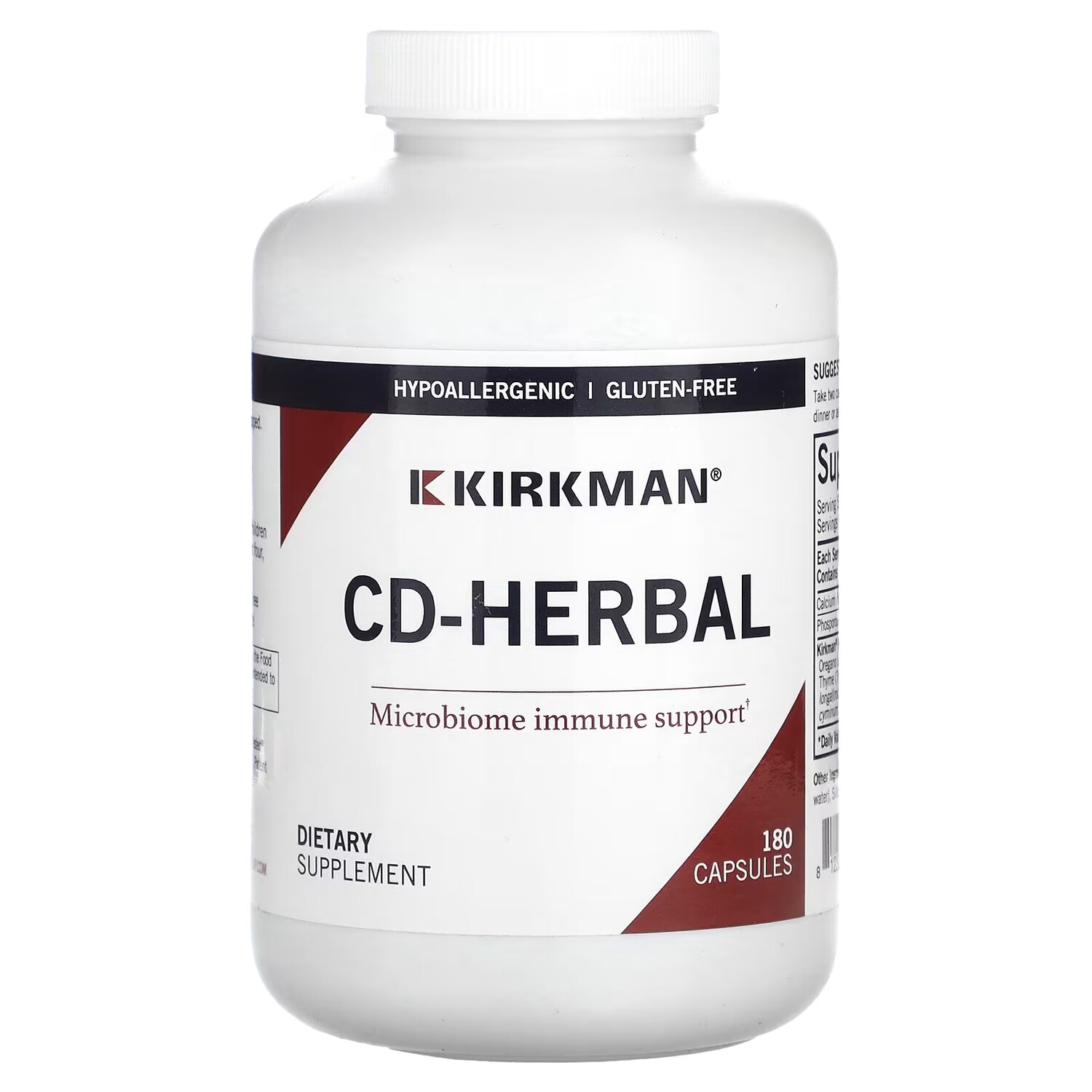 

Травяное развитие Kirkman Labs CD-Herbal, 180 капсул