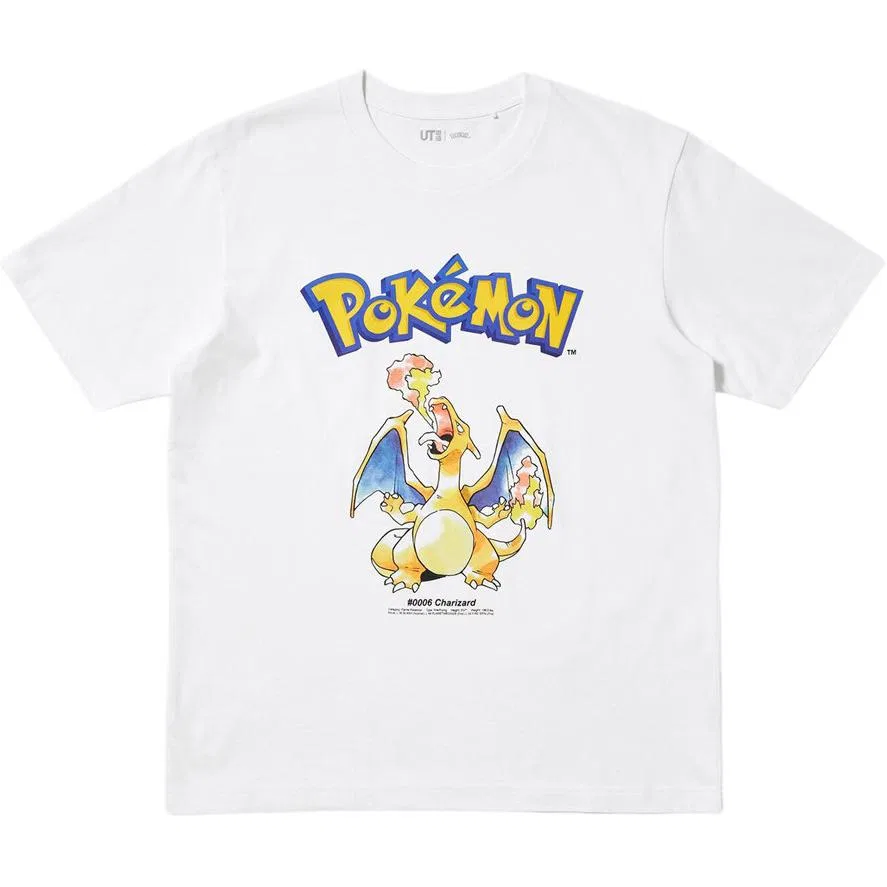 Футболка x POKEMON/, SS26, унисекс UNIQLO, White