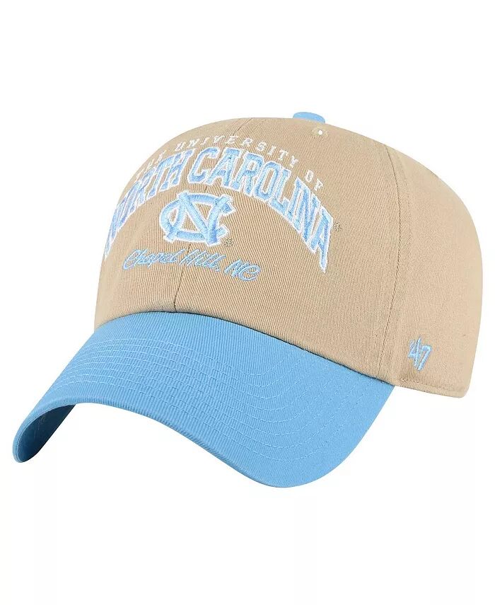 

Мужская шапка цвета хаки North Carolina Tar Heels Local Clean Up Adjustable '47 Brand