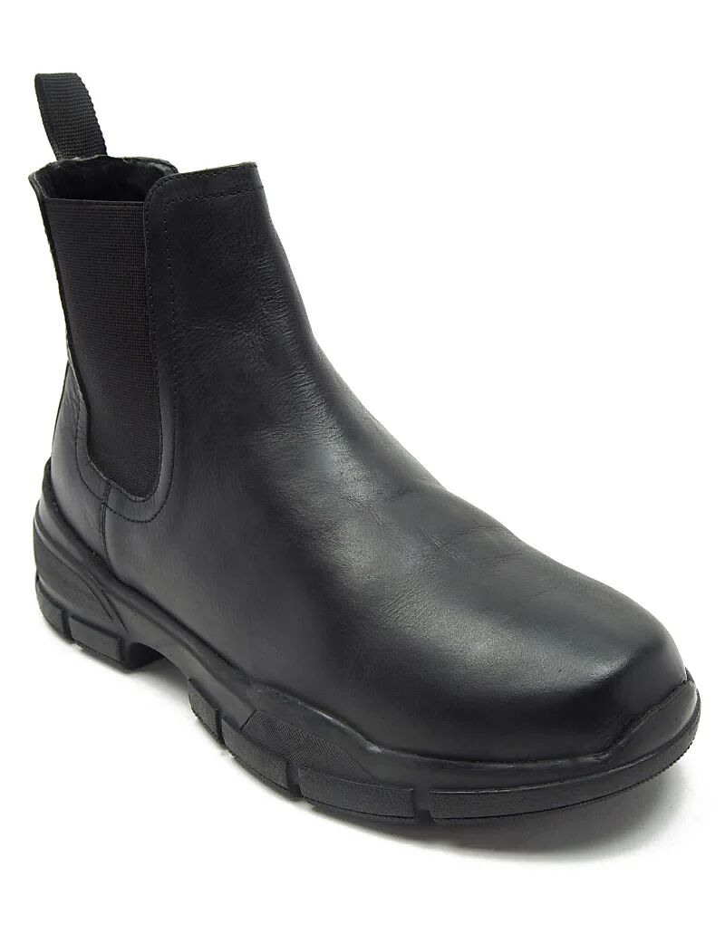 

Ботинки-челси Off The Hook Leo из вощеной кожи Slip On черного цвета