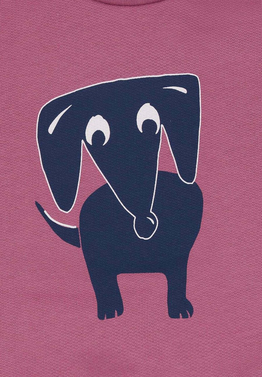 Толстовка loud + proud MIT DRUCKMOTIV, Grape/Light Pink — фото 3