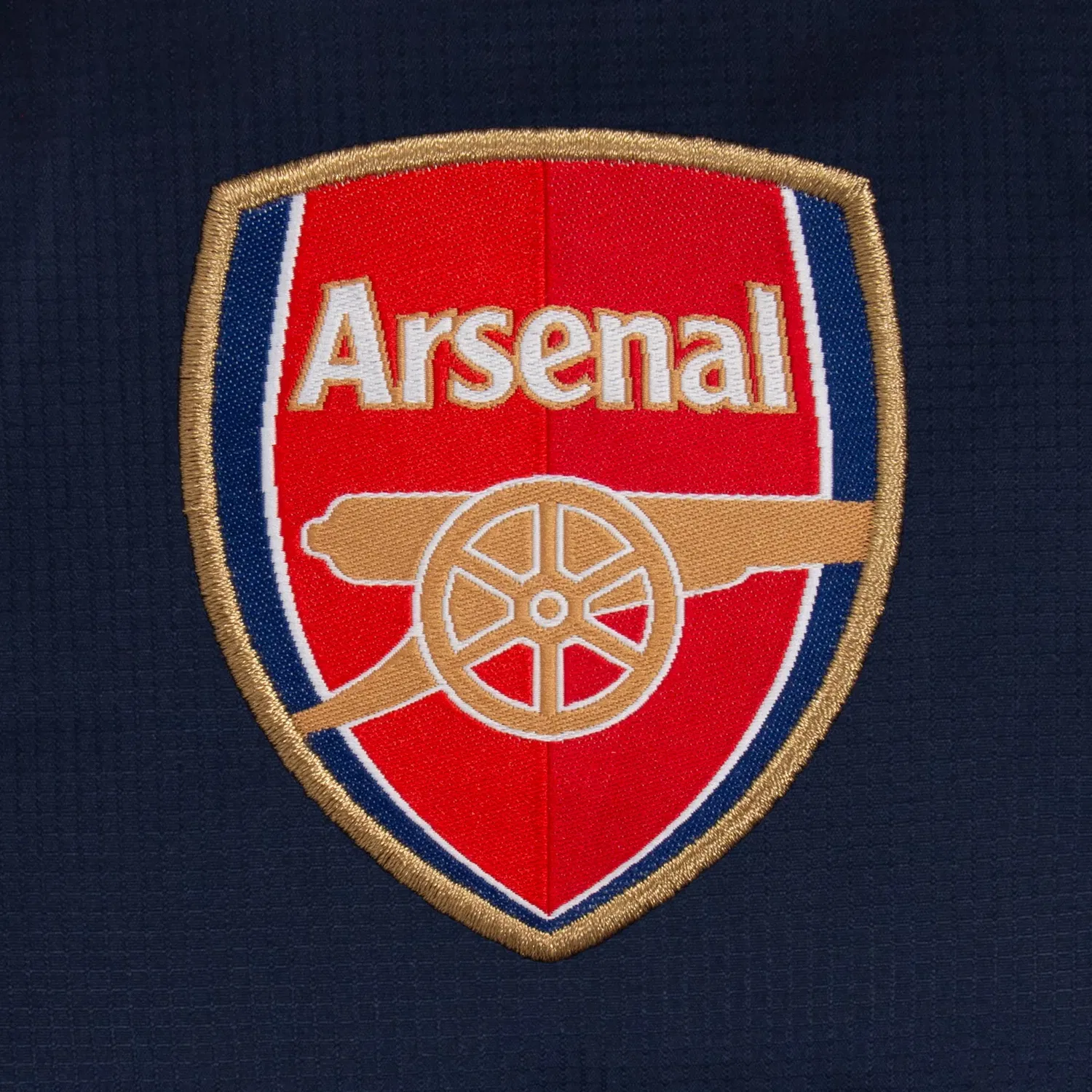 Детская куртка стеганая с капюшоном Arsenal FC, темно-синий — фото 2