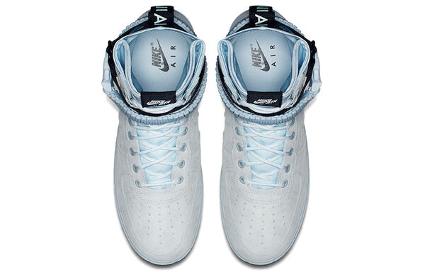 Кроссовки sf air force 1 высокие Nike, синий — фото 4