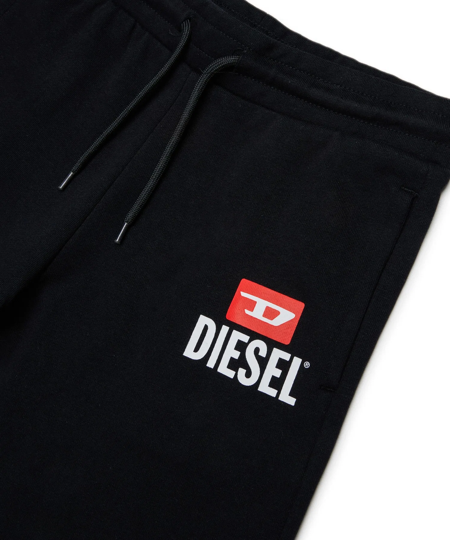 Унисекс шорты с логотипом DIESEL KIDS серые — фото 3