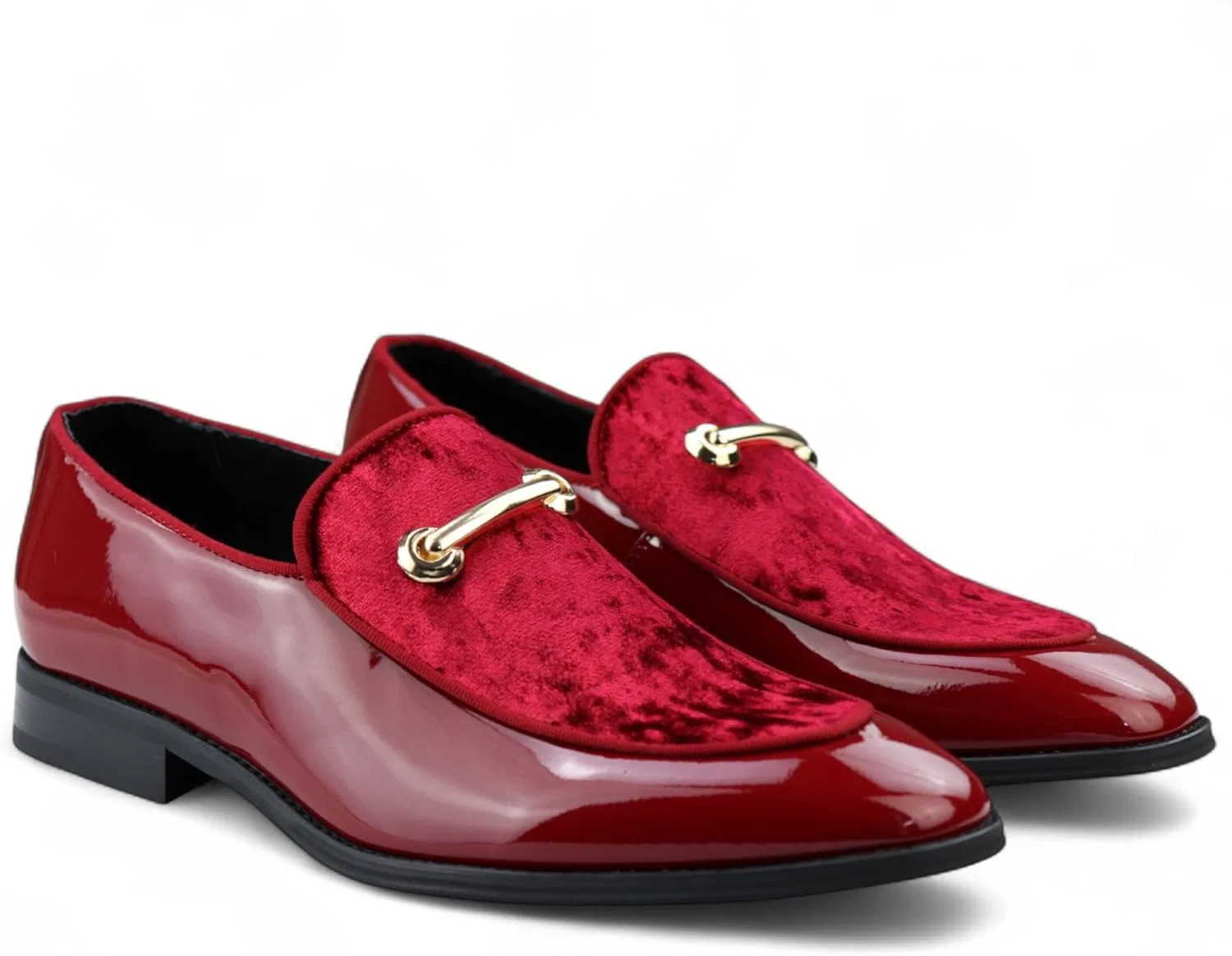 Лоферы мужские Dolcetto Smart Loafers, красный Infinity Leather — фото 2