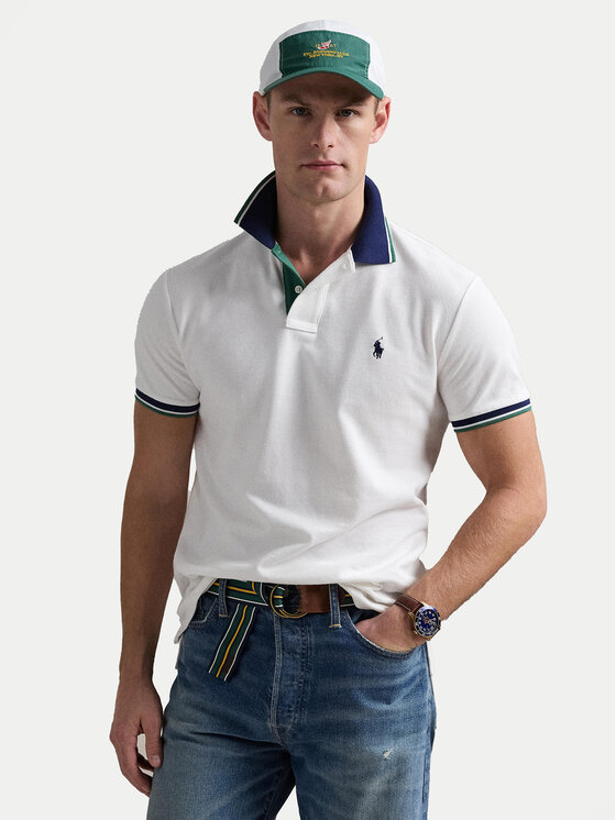 

Рубашка-Поло с завышенной талией 710963479001 Polo Ralph Lauren, белый