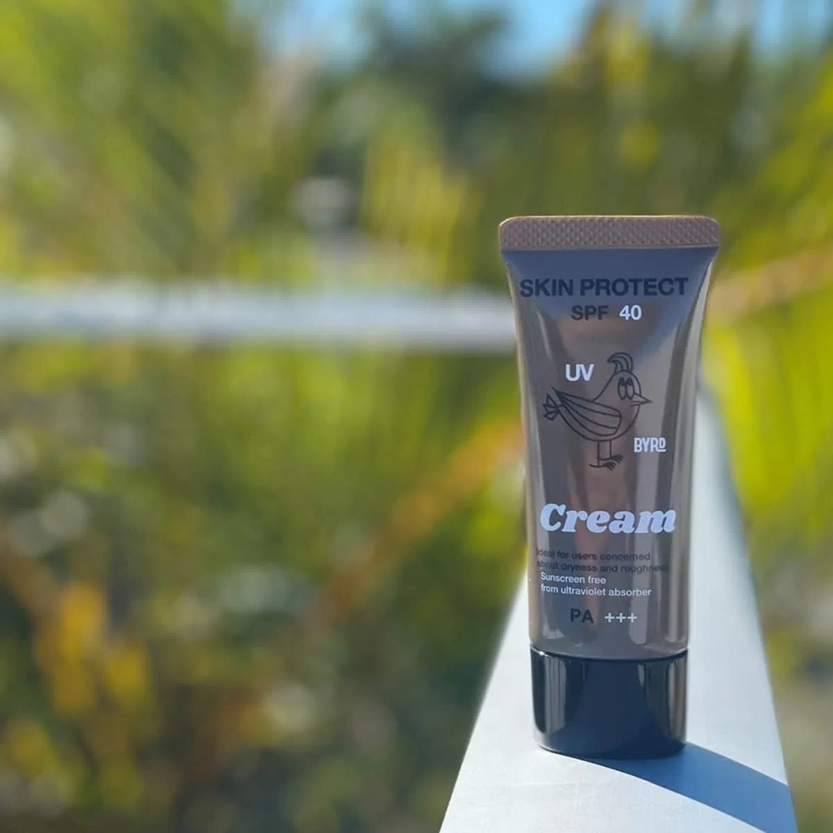 Солнцезащитный крем для лица SPF40 PA+++ BYRD, 40 мл, коричневый — фото 3