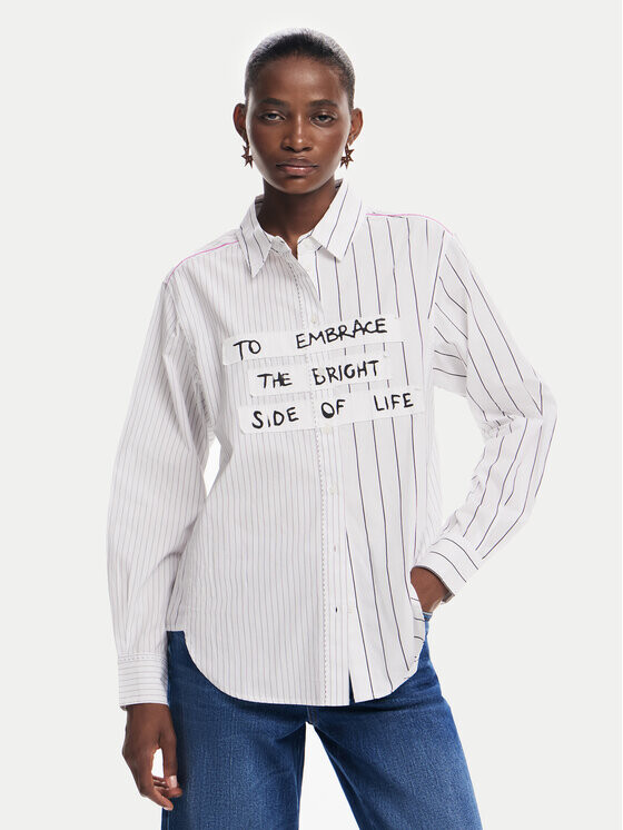 

Рубашка стандартного кроя Desigual, белый