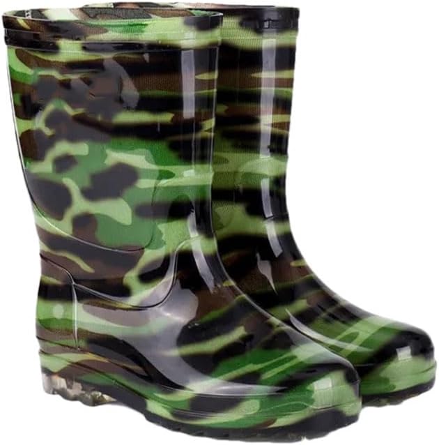 

Женские и мужские низкие и высокие резиновые сапоги с трубкой, водонепроницаемые рыбацкие сапоги, парные, противоскользящие водные обувь, для улицы, садовые и резиновые сапоги Generic, 0858 Mid