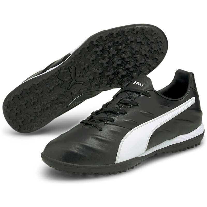 Футбольные бутсы для игры на хард-корте King Pro 21 TT Puma, черный — фото 4