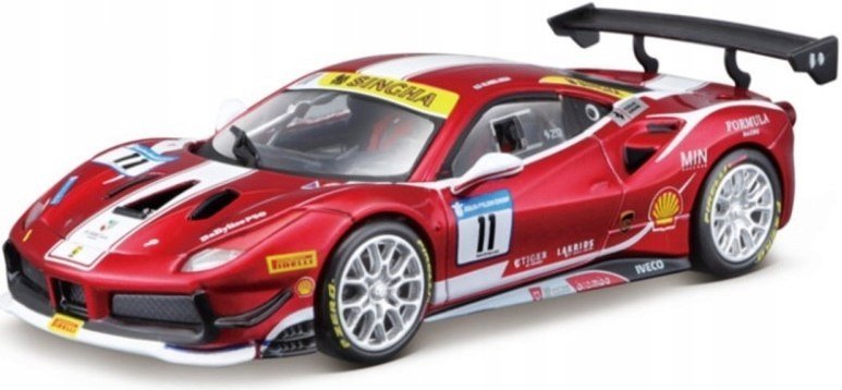 

BBurago, Модель Ferrari 488 Challenge FR Bburago 26308 1:24