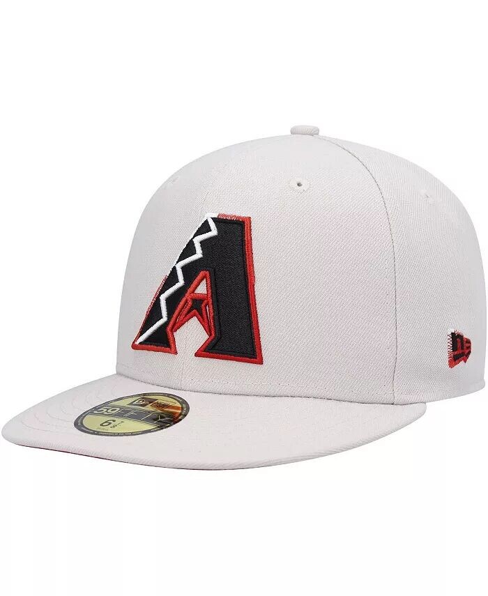

Мужская шляпа цвета хаки Arizona Diamondbacks Stone Dim 59FIFTY с приталенной шляпой New Era, бежевый