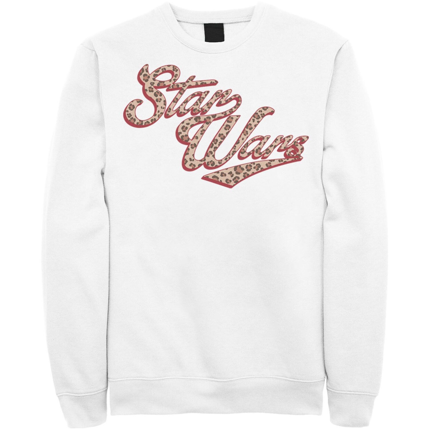 

Мужской свитшот с логотипом Star Wars Cursive Cheetah Licensed Character, белый