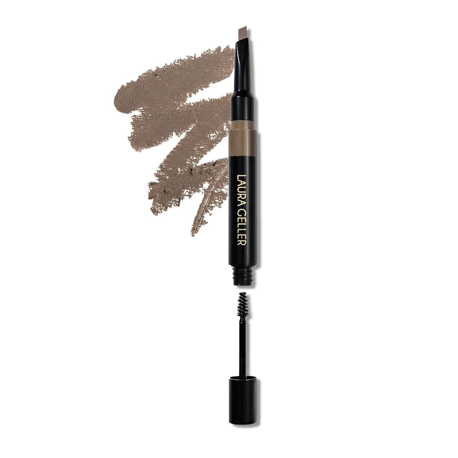 LAURA GELLER NEW YORK Водостойкий карандаш и гель для бровей Sculpt-n-Stay, цвет тауп, Taupe