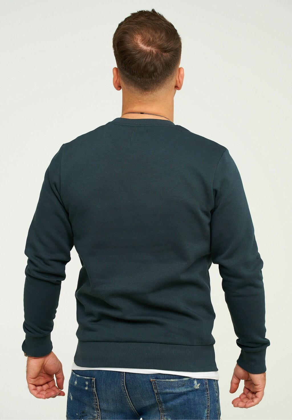 

Свитшот Labo Crew Neck Jack & Jones, темно-зеленый