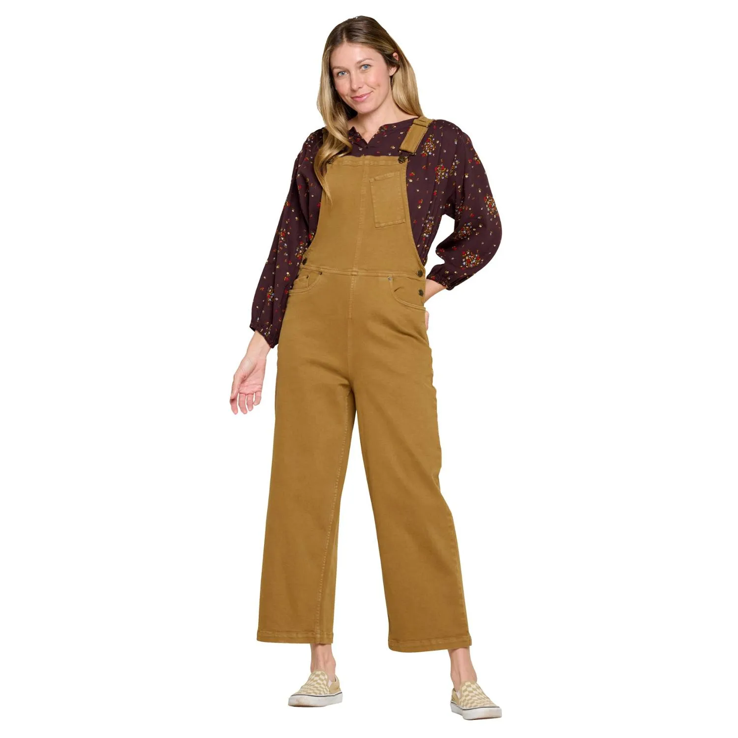 

Бальзаминовые джинсовые комбинезоны с семенами Toad&Co, Honey Brown