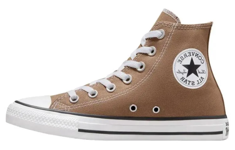 Женские кроссовки Chuck Taylor All Star High 'Faux Fur - Tan' Converse, коричневый белый — фото 3