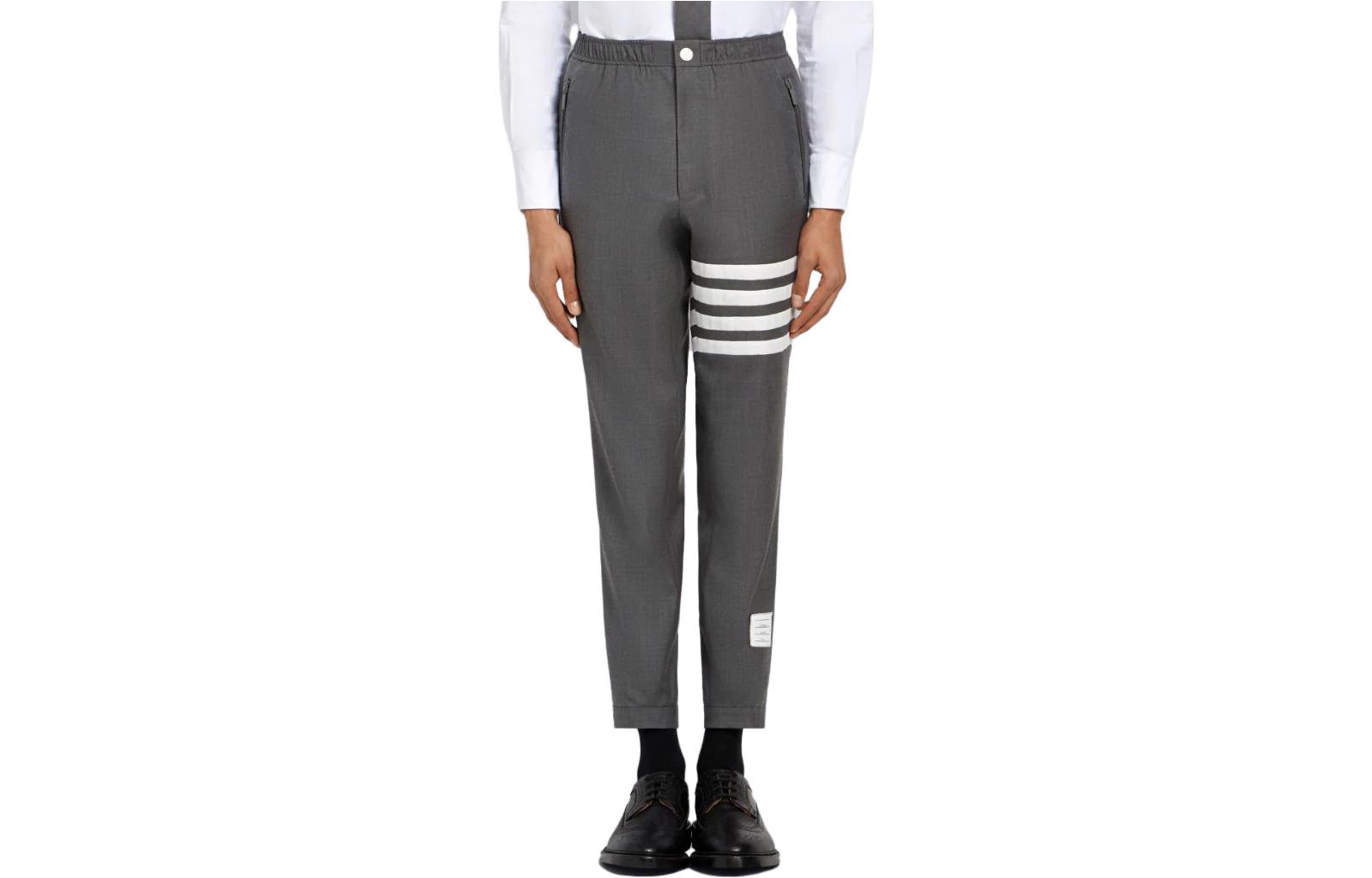 

Повседневные брюки мужские серые THOM BROWNE, серый