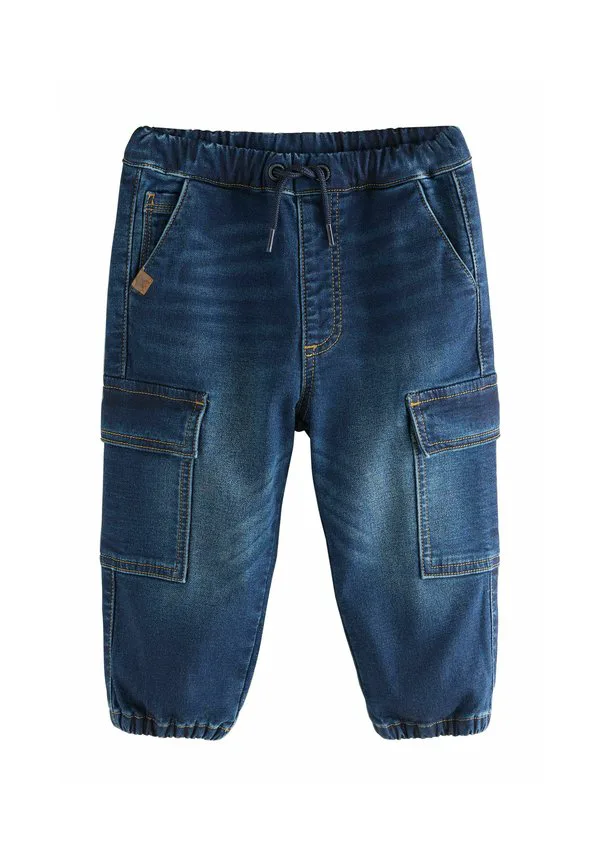 Широкие брюки-карго Next, Denim Dark Blue