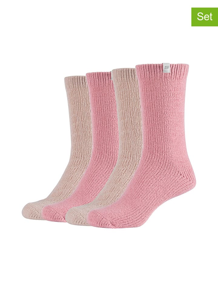 

Носки Skechers, цвет beige/rosa
