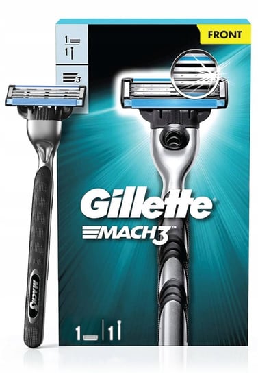 

Бритва ручка + лезвие Mach3 Gillette