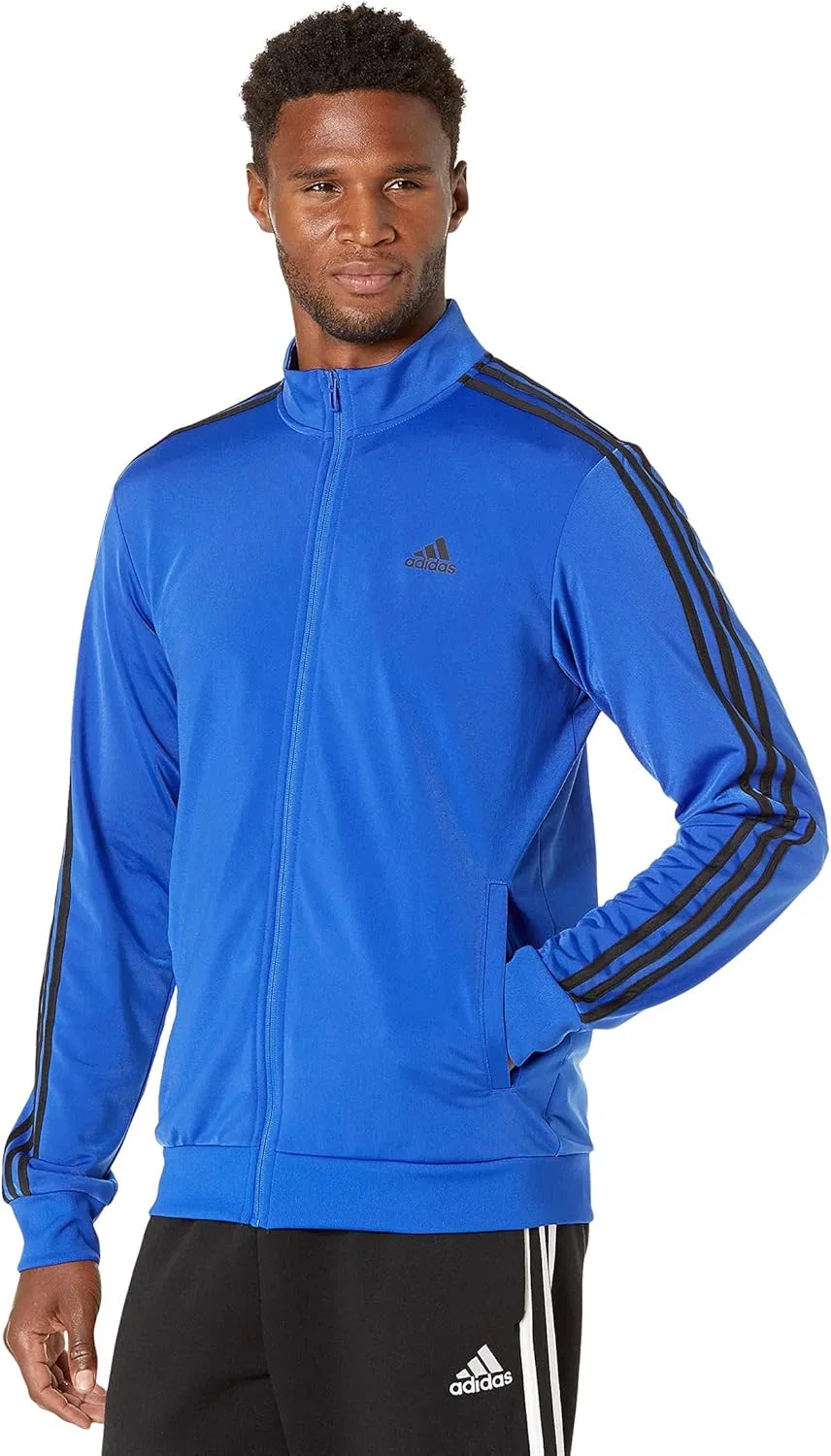 Мужская куртка для разминки adidas 3-Stripes, Bold Blue-black