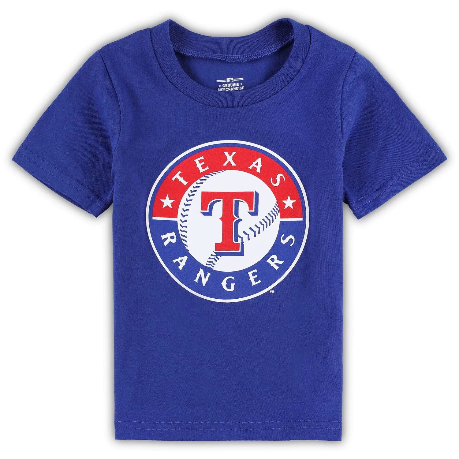 Футболка с основным логотипом Infant Royal Texas Rangers Team Crew Outerstuff