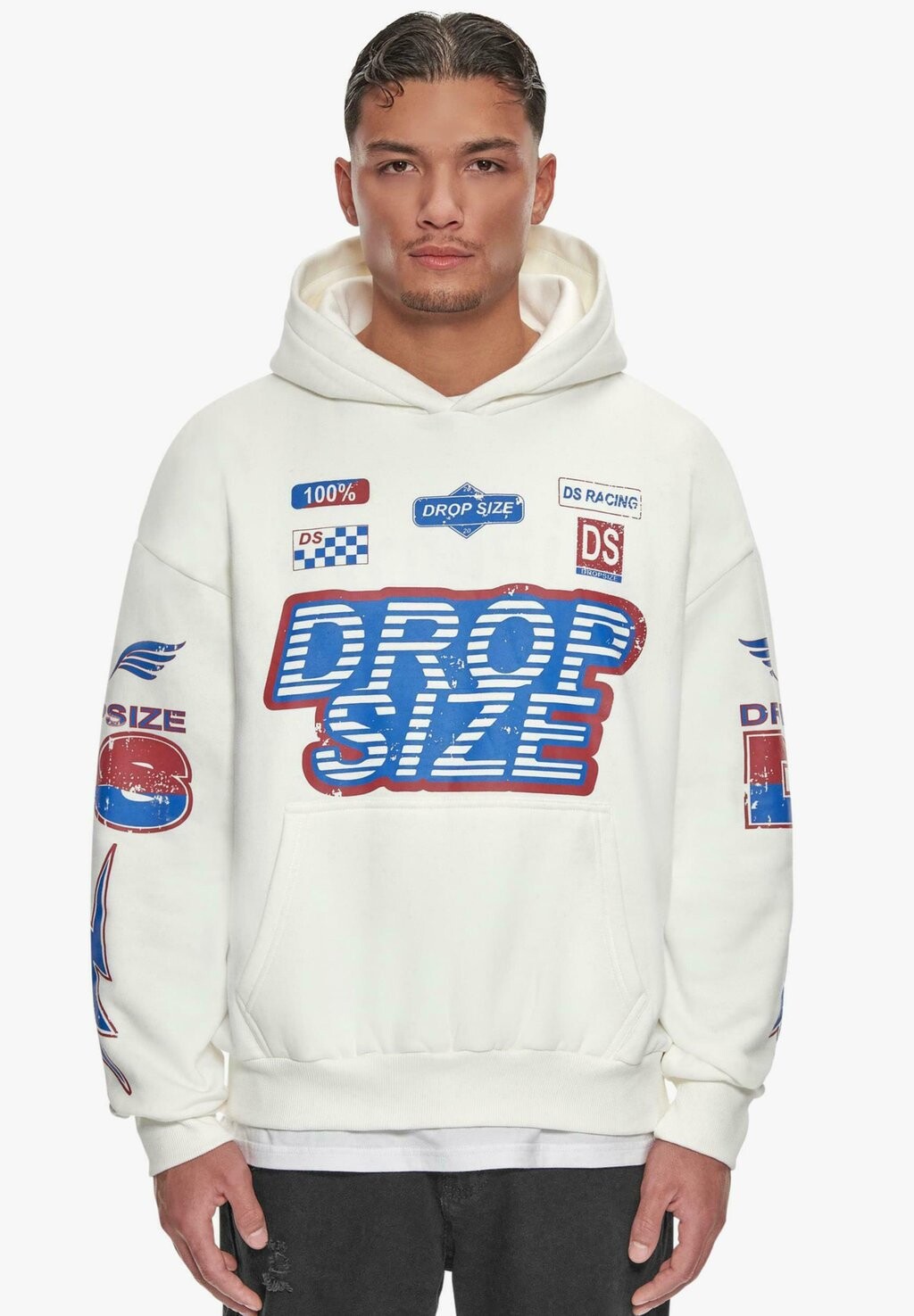 

Толстовка DROPSIZE RACING, цвет cream white