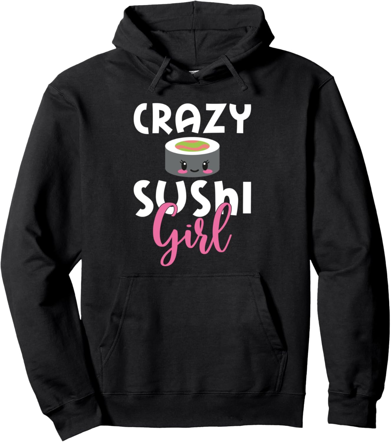 

Худи с надписью «Japanese Crazy Sushi Girl», черное Sushi Lover Gift Ideas & Accessories, Черный, Худи с надписью «Japanese Crazy Sushi Girl», черное Sushi Lover Gift Ideas & Accessories
