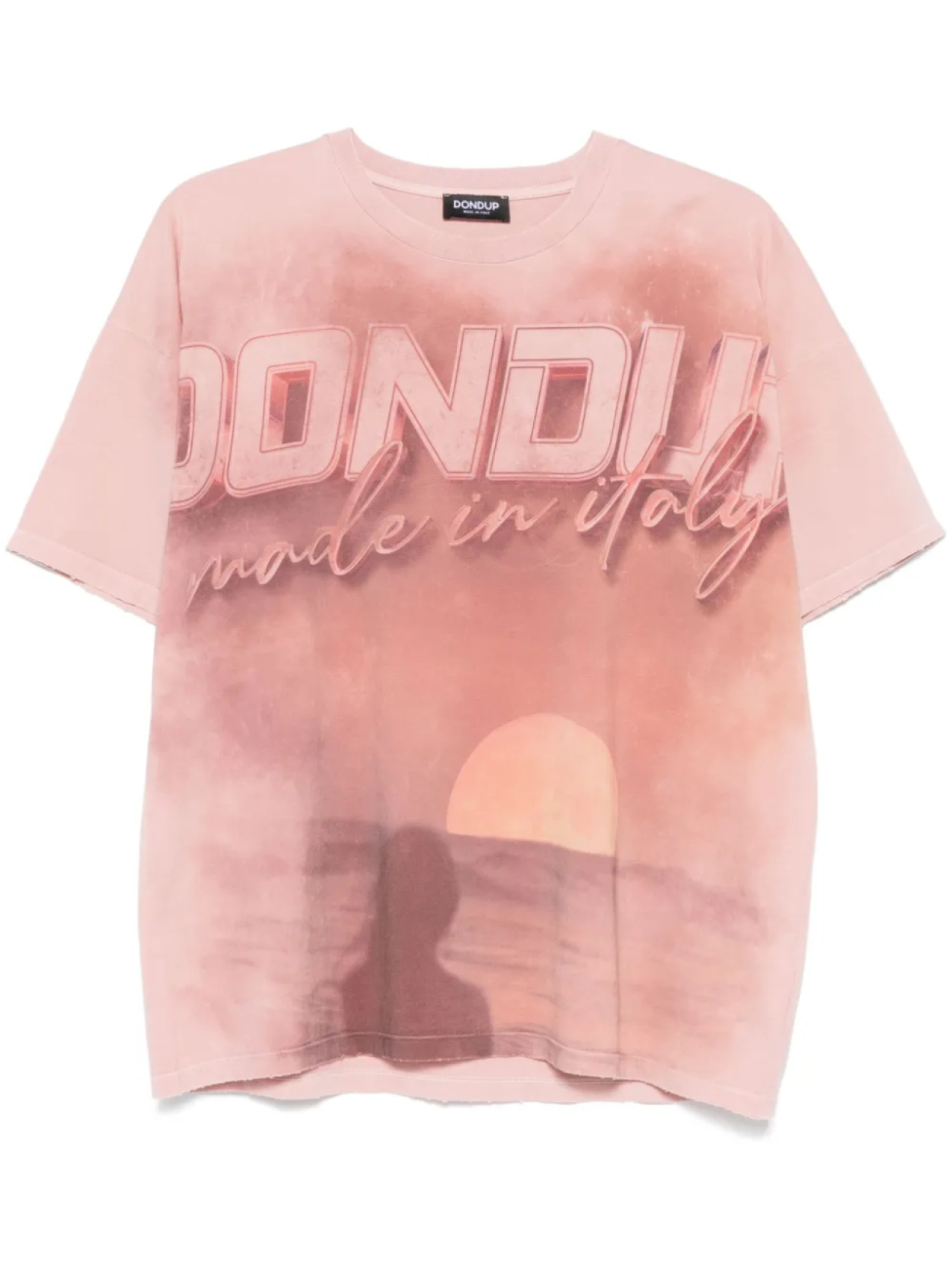 

Футболка с логотипом DONDUP, розовый